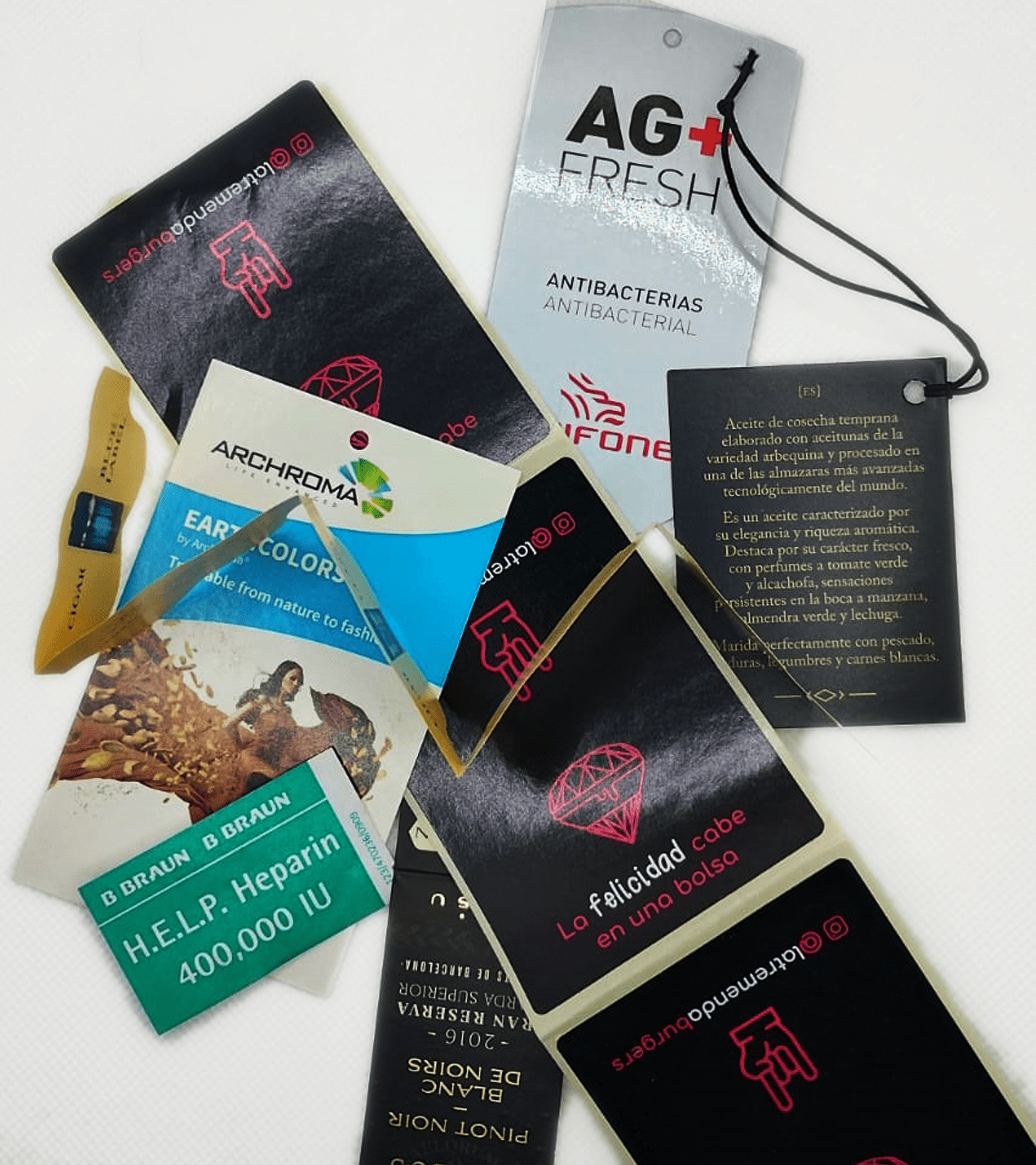 Etiquetas personalizadas para productos